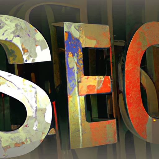 a pictutre with the exact letters SEO in it