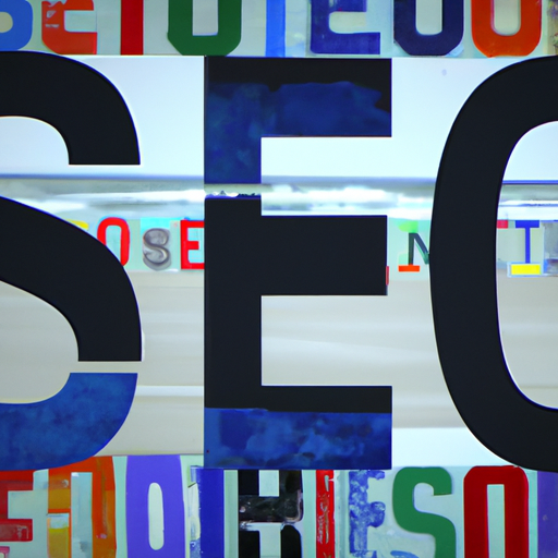 a pictutre with the exact letters SEO in it