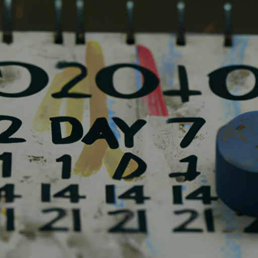 a traditional calendar with today\'s date circled on it